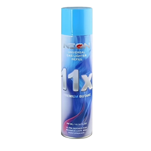 NEON Universal Gas Lighter Butane Refill 11X - 300mL / 10.14 FL OZ